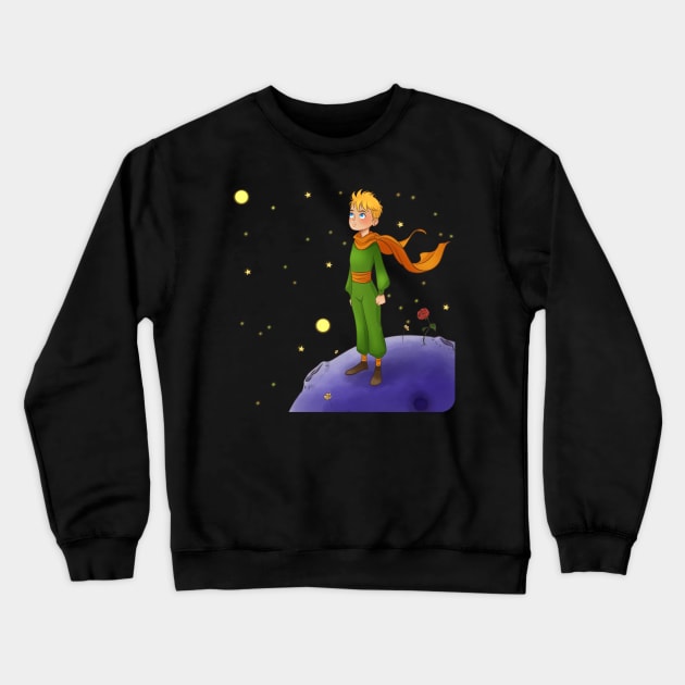 Little Prince Crewneck Sweatshirt by Muricielaga